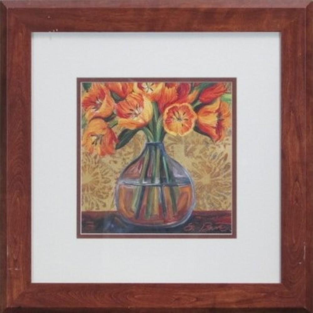 Flowers in Vase Framed Art