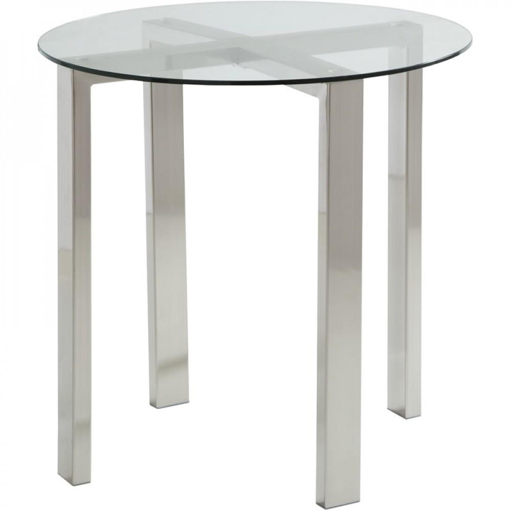 End Table Glass Top Round