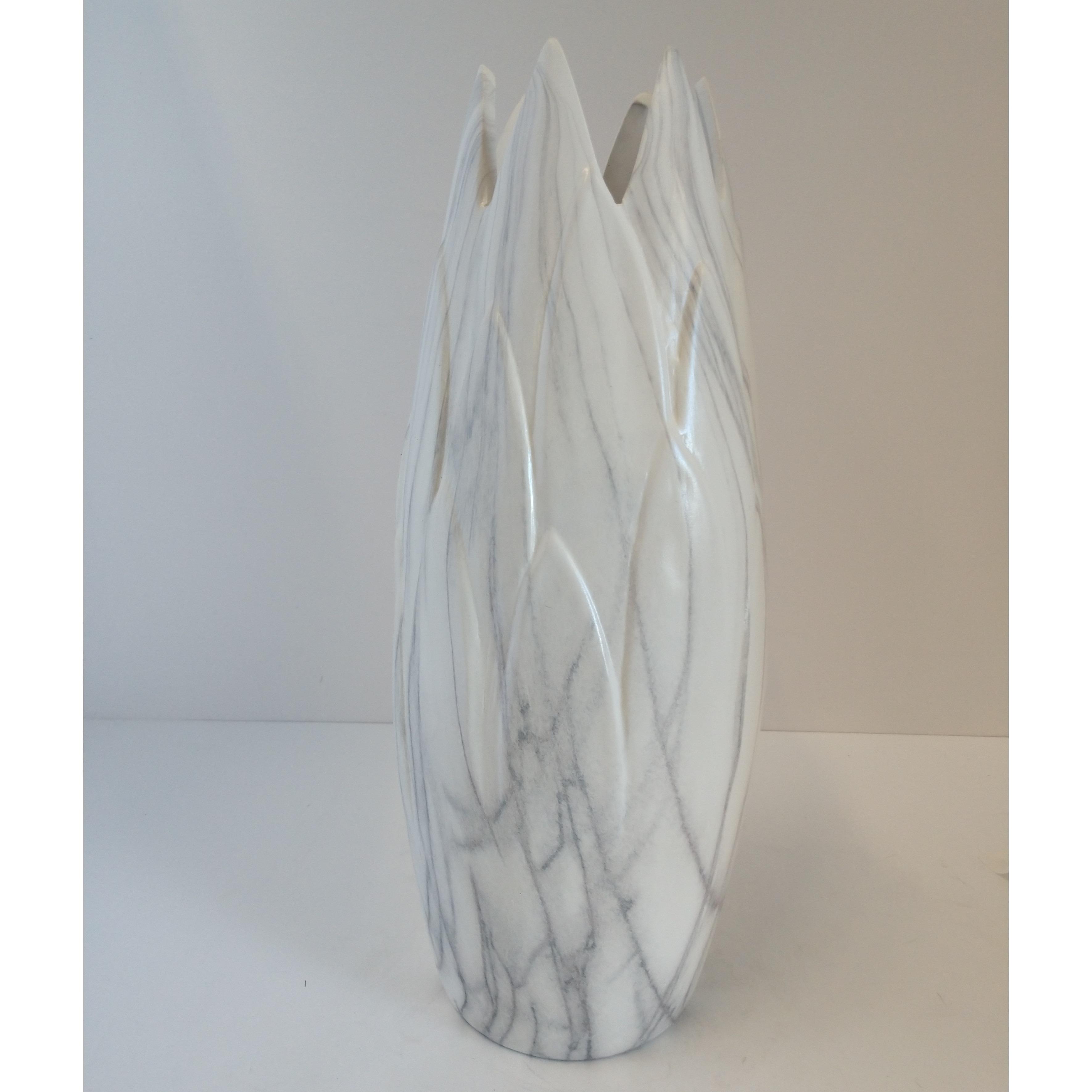 Vase White Gray