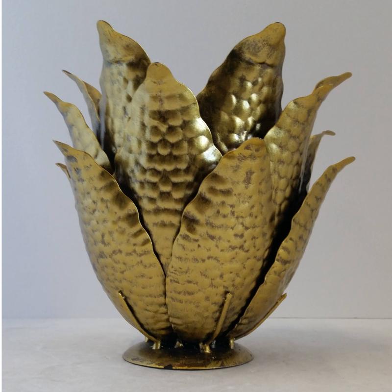 Gold Candleholder Sm