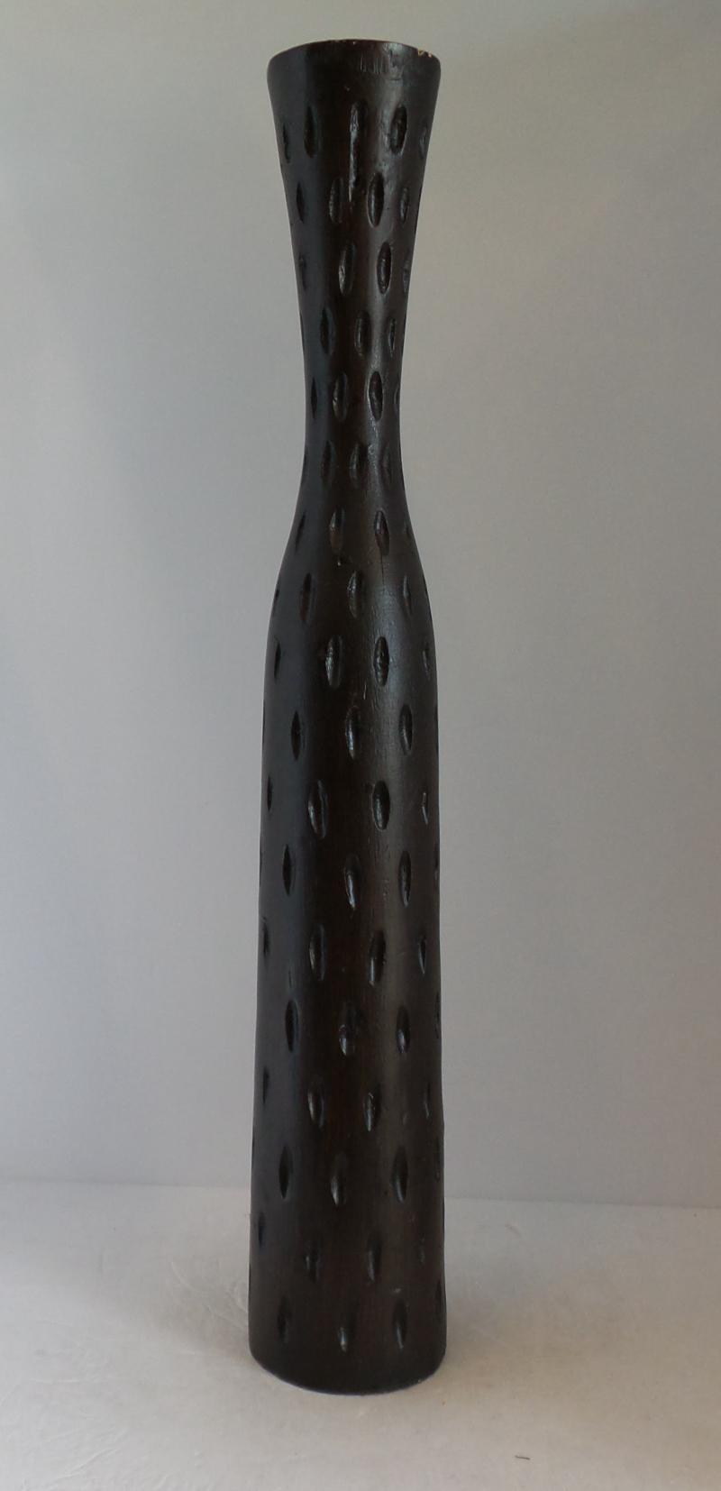Large Black Vase
