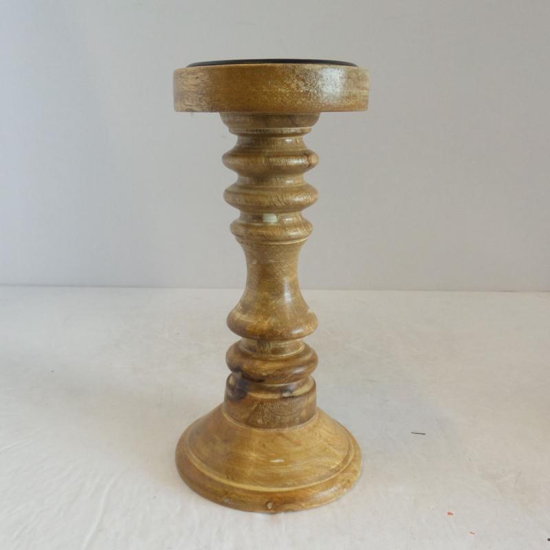 Wood Candle Holder