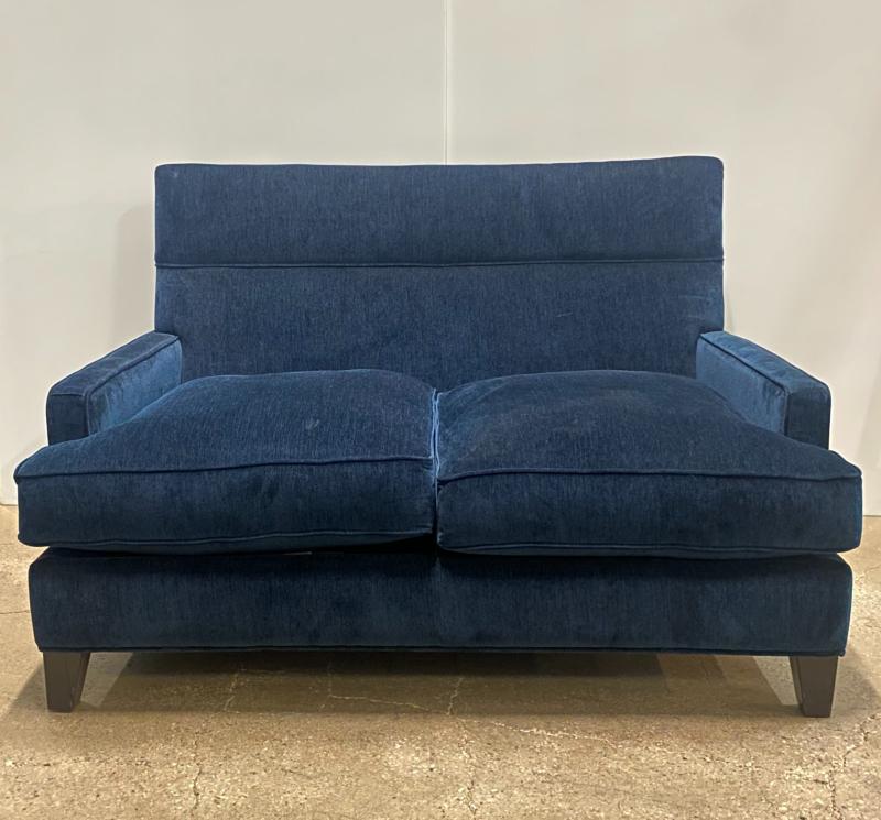 Blue Loveseat