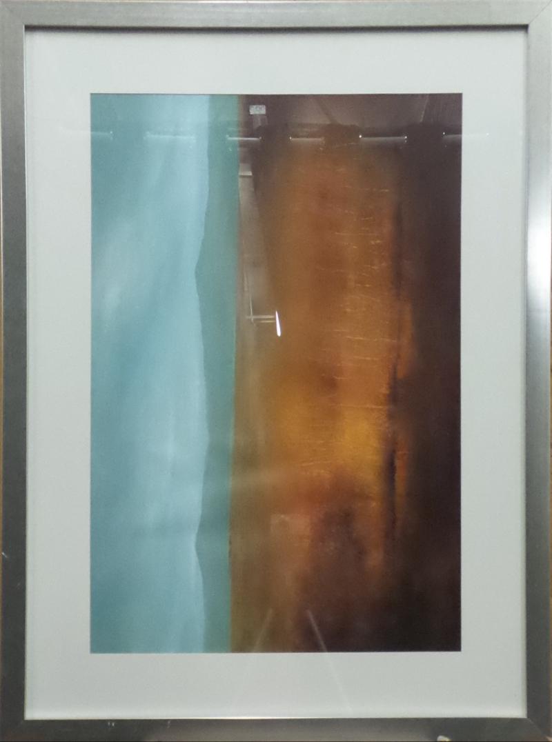 Blue And Brown Abstract