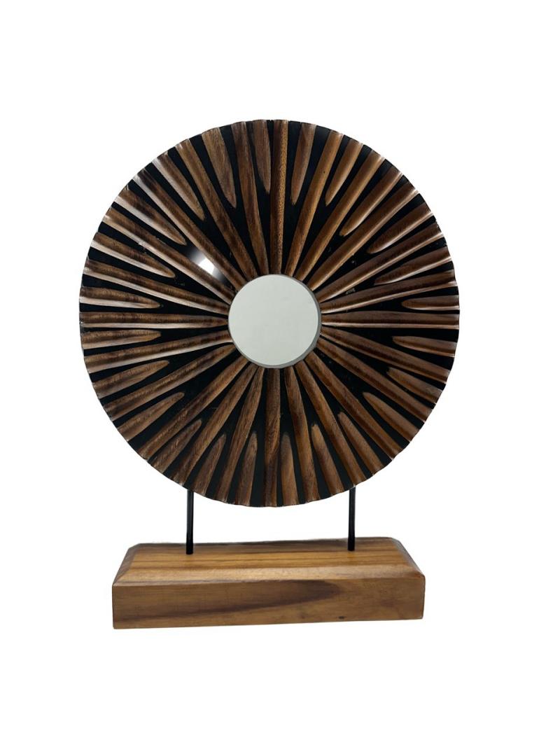 Round Wood Sculpture