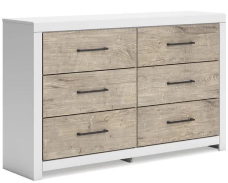 White & Brown Dresser