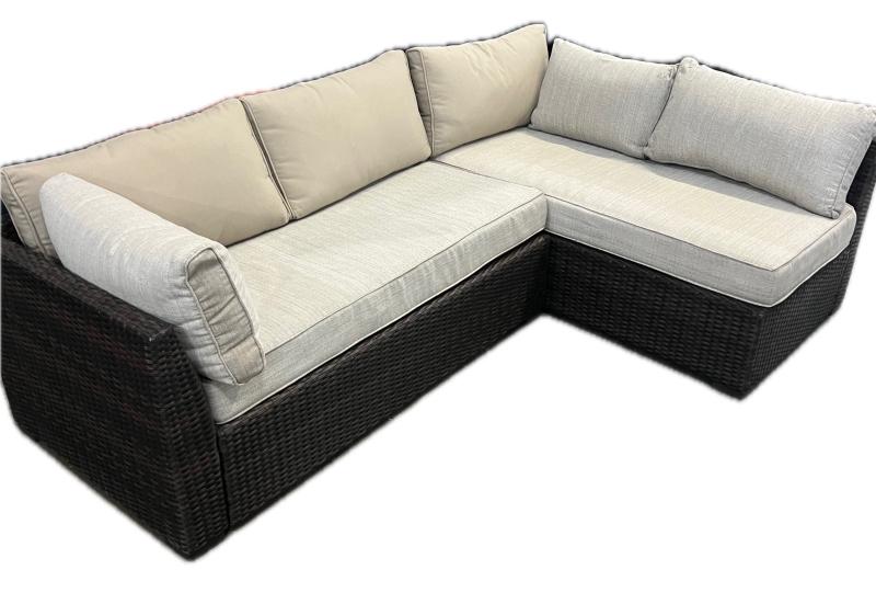 Brown & Beige Sectional