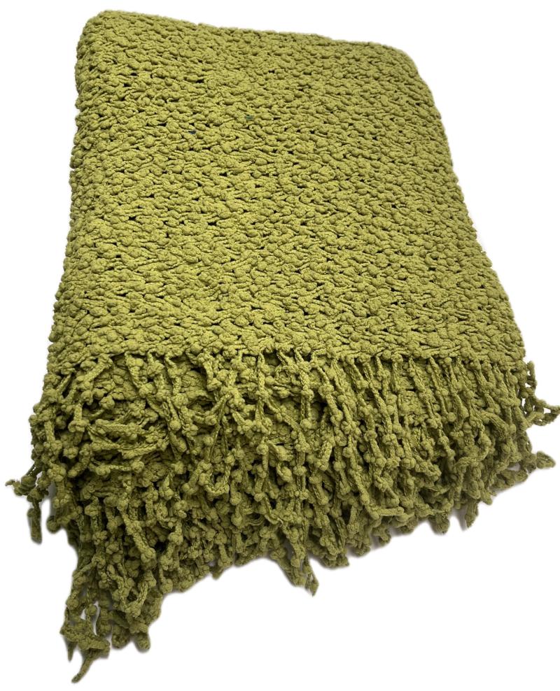 Green Blanket Throw