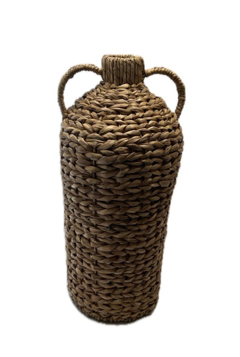 Wicker Vase W/ Handles