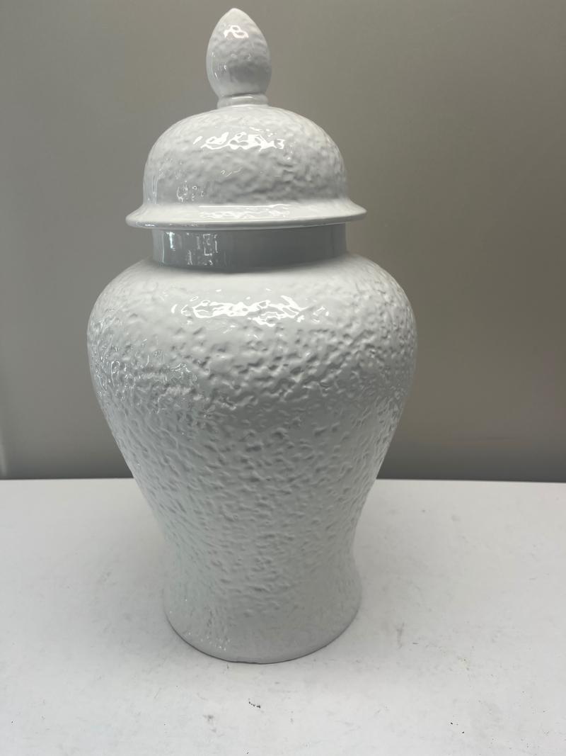 Tall White Jar