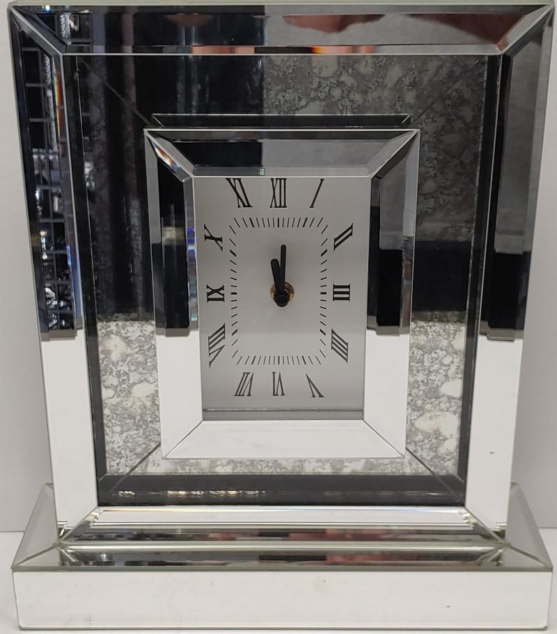 Mirrored Mantle Clock