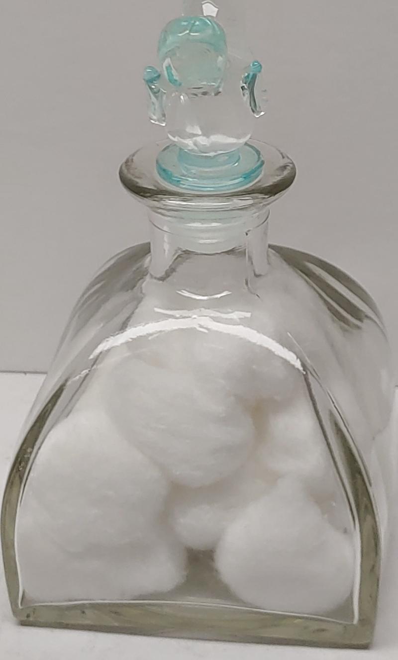 Apothecary Jar W/bird Lid