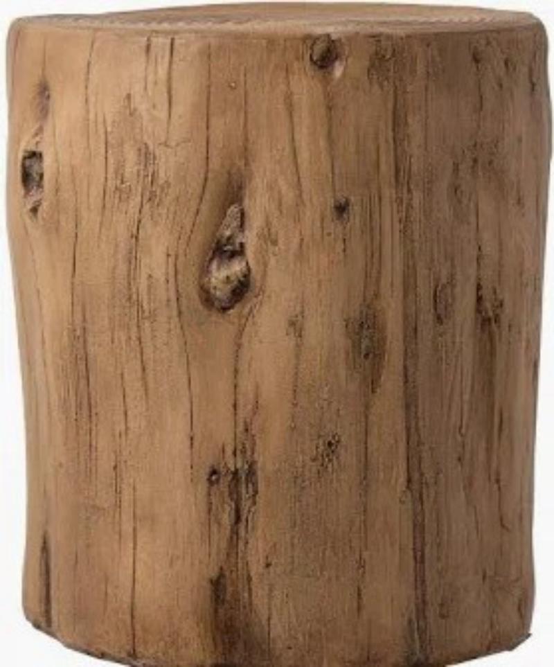 Log Side Table