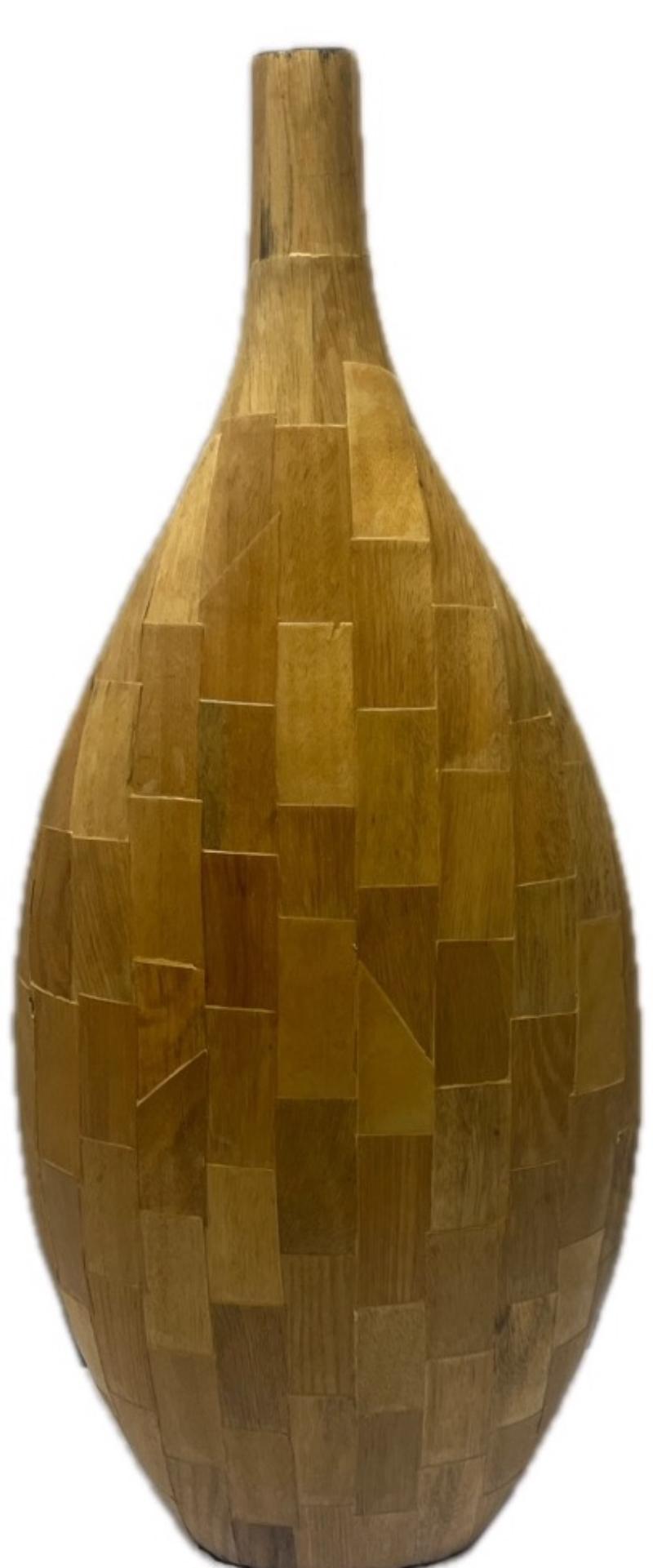 Wood Vase