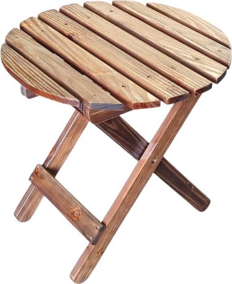 Folding Patio End Table