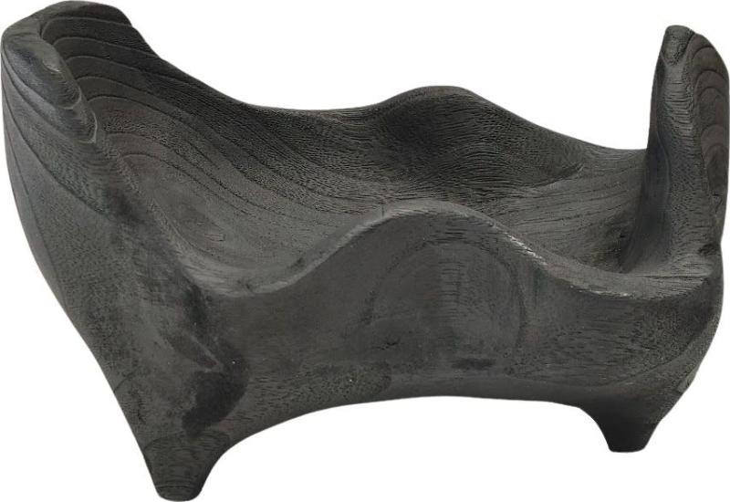 Black Twisty Bowl