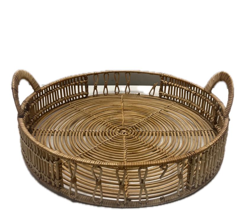 Round Woven Tray